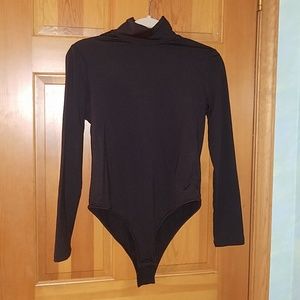 Turtleneck long bodysuit